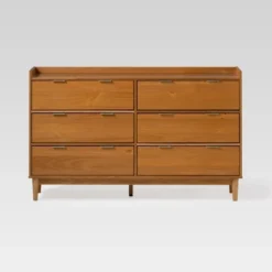 Mid-Century Modern Solid Wood 6 Drawer Double Dresser - Saracina Home 37 Mid-Century Modern Solid Wood 6 Drawer Double Dresser - Saracina Home -Cozy Living Sales Store GUEST f40a606f 0c8e 43a8 b20e 6173eadd8c07
