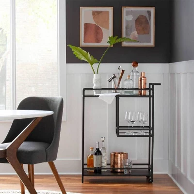 42" Emmond Mid-Century Modern Round Dining Table Natural/White - Threshold™ 4 42" Emmond Mid-Century Modern Round Dining Table Natural/White - Threshold™ - Image 4