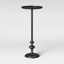 Londonberry Turned Metal Accent Table Black - Threshold 19 Londonberry Turned Metal Accent Table Black - Threshold -Cozy Living Sales Store GUEST f6fb4cf2 6e25 4ecd 9288 beaa0df56319