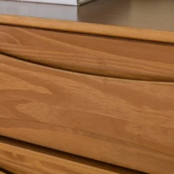 Mid-Century Modern Contoured 5 Drawer Chest Of Drawers - Saracina Home -Cozy Living Sales Store GUEST f771bc5b 00e3 4d3b 9835 237e83a63c48