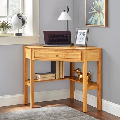 Bamboo Corner Desk Wood - Buylateral 1 Bamboo Corner Desk Wood - Buylateral