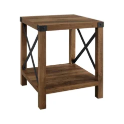 Sophie Rustic Industrial X Frame Side Table - Saracina Home 23 Sophie Rustic Industrial X Frame Side Table - Saracina Home -Cozy Living Sales Store GUEST f915e628 130c 4cb9 b6c1 9e1deeb835fb
