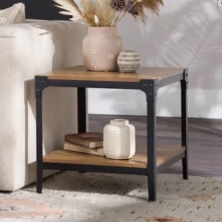 Set Of 2 Benny Urban Industrial Angle Iron Side Tables - Saracina Home 24 Set Of 2 Benny Urban Industrial Angle Iron Side Tables - Saracina Home -Cozy Living Sales Store GUEST fb2a554d 6054 4753 b5b4 44f760fd07d6