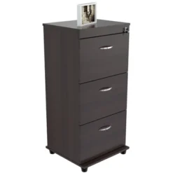 40.16" 3 Drawer Locking File Cabinet Espresso - Inval 15 40.16" 3 Drawer Locking File Cabinet Espresso - Inval -Cozy Living Sales Store GUEST fb2d5eb7 eefe 4761 ab1d 5cb2d85754f5