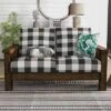 Jovie Gingham Rustic Loveseat - HOMES: Inside + Out