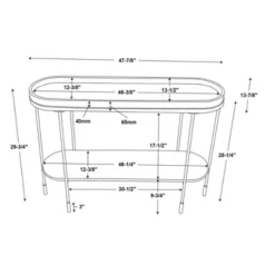 Wood & Metal Console Table - Black - Hearth & Hand™ With Magnolia 13 Wood & Metal Console Table - Black - Hearth & Hand™ With Magnolia -Cozy Living Sales Store GUEST fec9fccd 6dff 4fd7 82f9 d4eb3de00b32